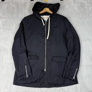 Adidas Originals X David Beckham Hooded Zip Blazer Jacket Black Men XL 100%Laine